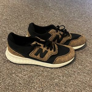 New Balance cheetah print sneakers